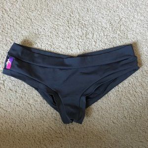 Bad Kitty Gray Brazil Shorts - Medium